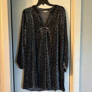 JODIFL Black Leopard Print Dress